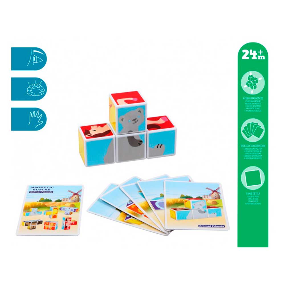 Puzzle Magnetico 3D Cubi Magnetici 25x18 CM