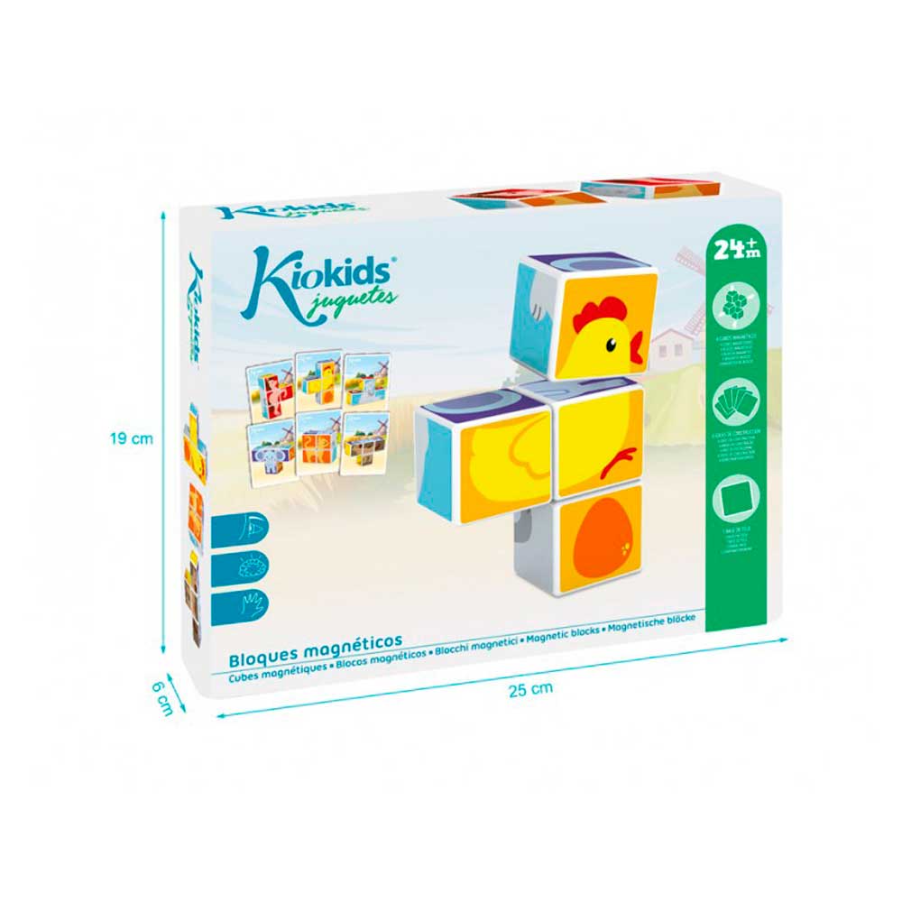 Puzzle Magnetico 3D Cubi Magnetici 25x18 CM