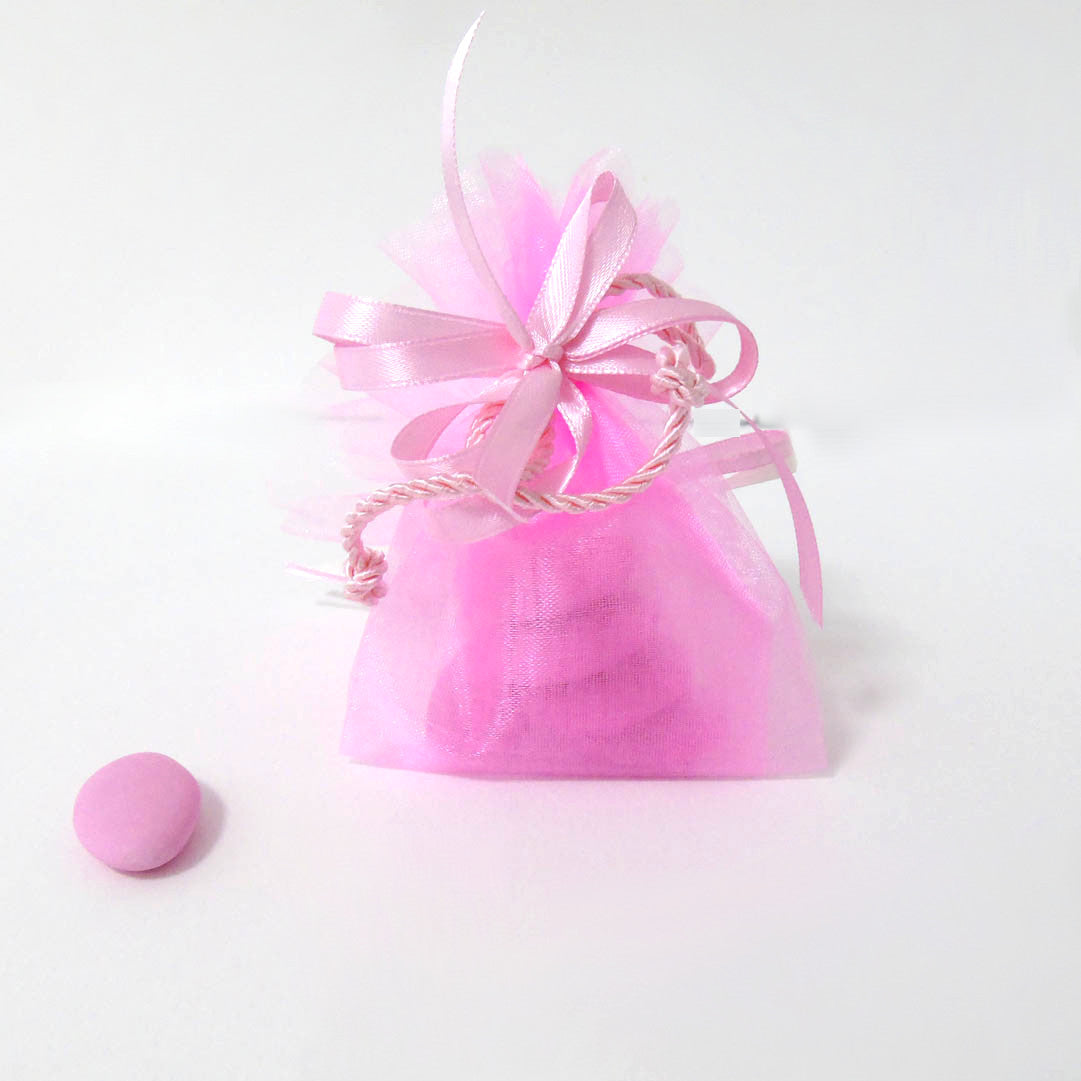 SACCHETTINO CONFETTI SEGNAPOSTO BOMBONIERA NASCITA BATTESIMO - Nene Shop