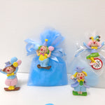 SACCHETTINO CONFETTI SEGNAPOSTO BOMBONIERA NASCITA BATTESIMO - CLOWN - Nene Shop