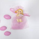 Sacchettino Segnaposto confetti Bomboniera Nascita battesimo Bimba