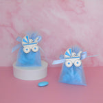 Sacchettino Confetti Segnaposto Bomboniera Nascita Battesimo - Carrozzina