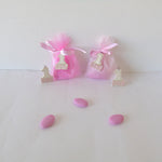 Sacchettino Bomboniera Segnaposto Confetti Primo Compleanno - Rosa