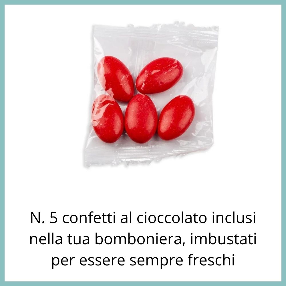 Sacchettino bomboniera porta confetti Laurea Civetta - confetti