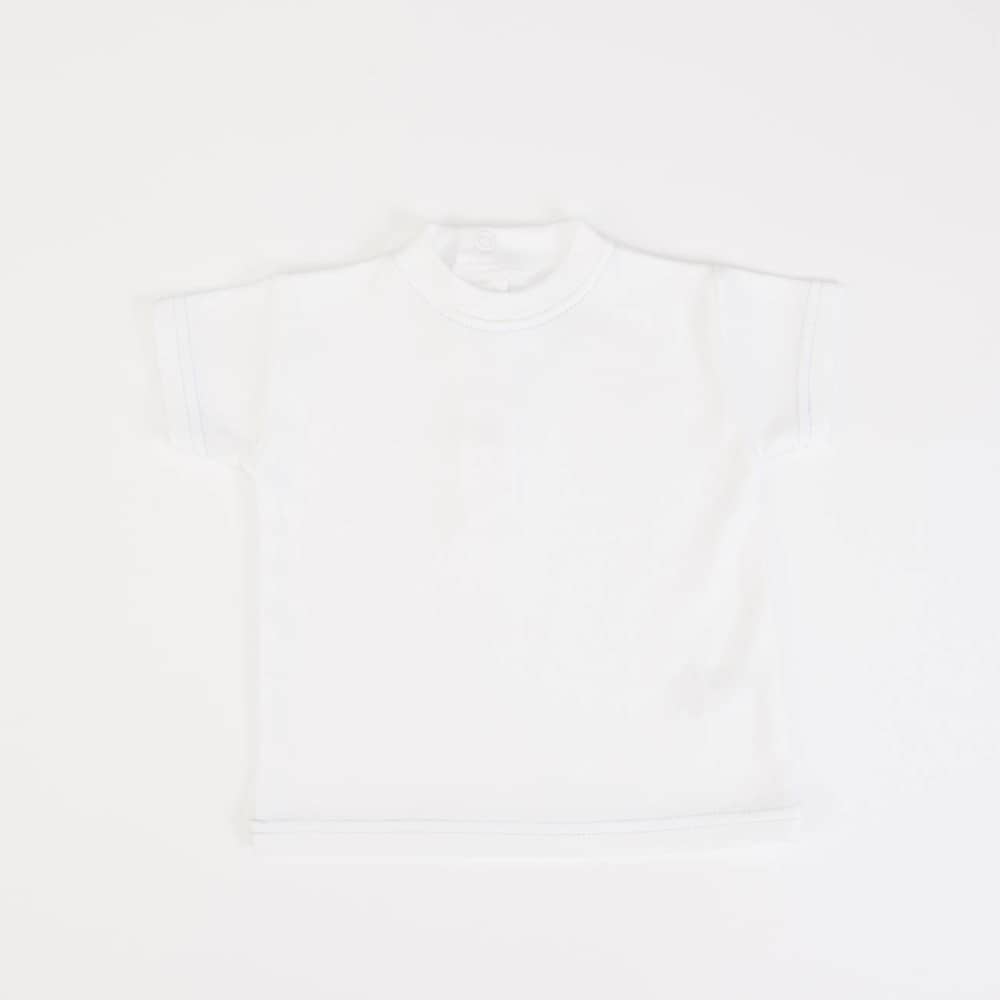 PAGLIACCETTO SALOPETTE MEZZA MANICA IN JEANS "MARE" - Maglia