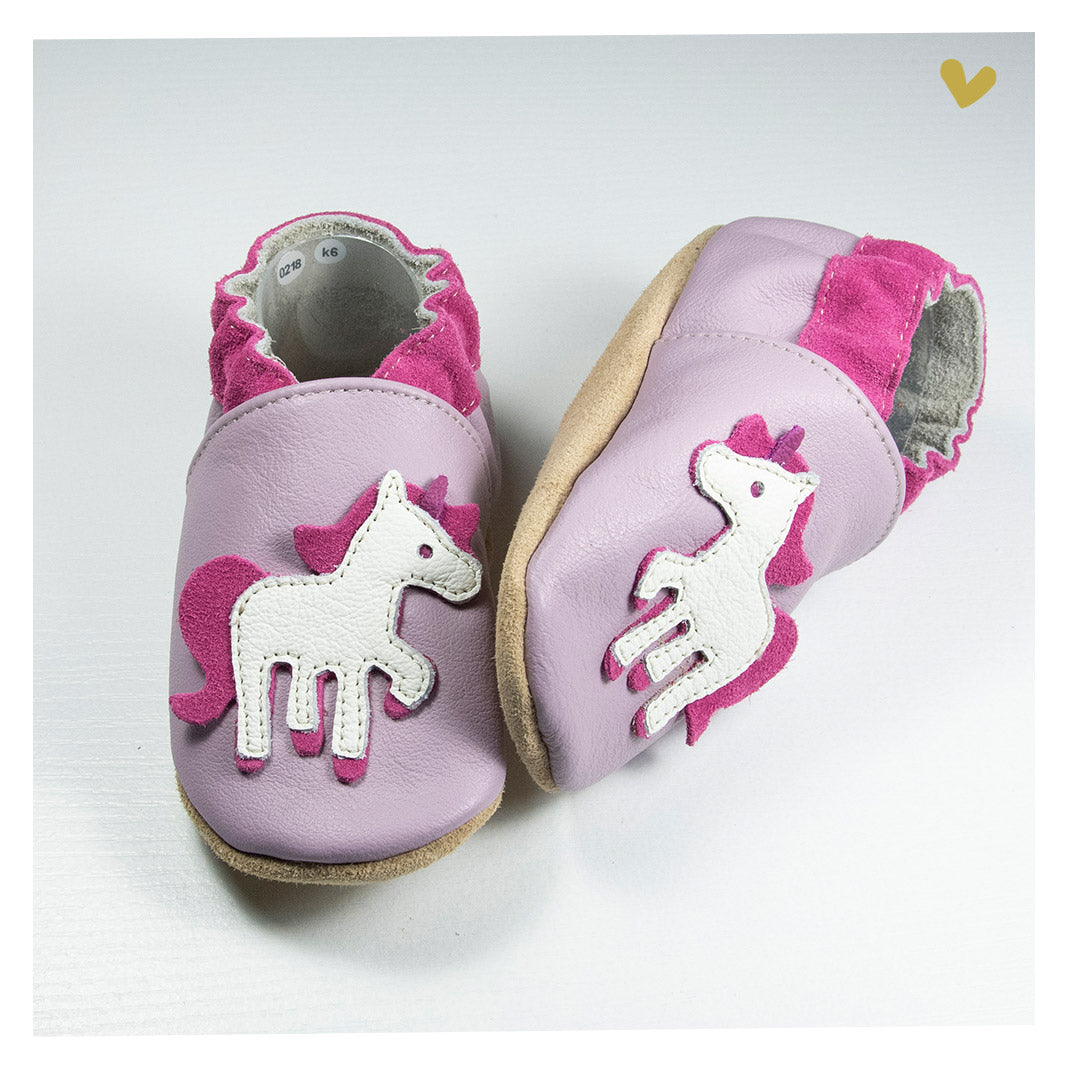 SCARPE SOFT SOLE BAMBINA UNICORNO - LILLA
