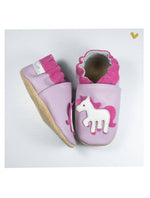 Scarpe Soft Sole Bambina Unicorno - Lilla