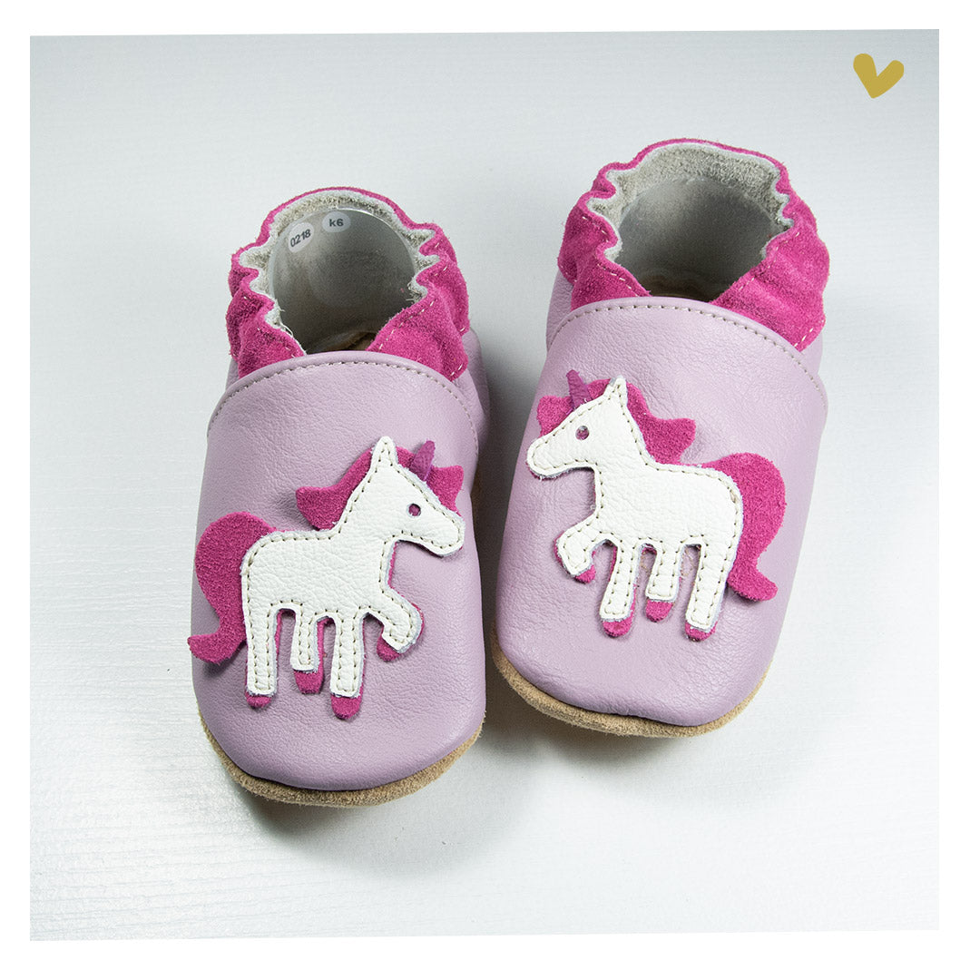 SCARPE SOFT SOLE BAMBINA UNICORNO - LILLA