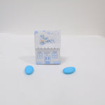 Confettata Nascita Battesimo Scatolina porta confetti Casetta - celeste