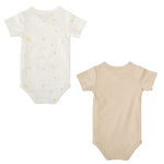Set 2 Body Neonato Incrocio Frontale in Cotone - Happy Forest 0/1 Mese