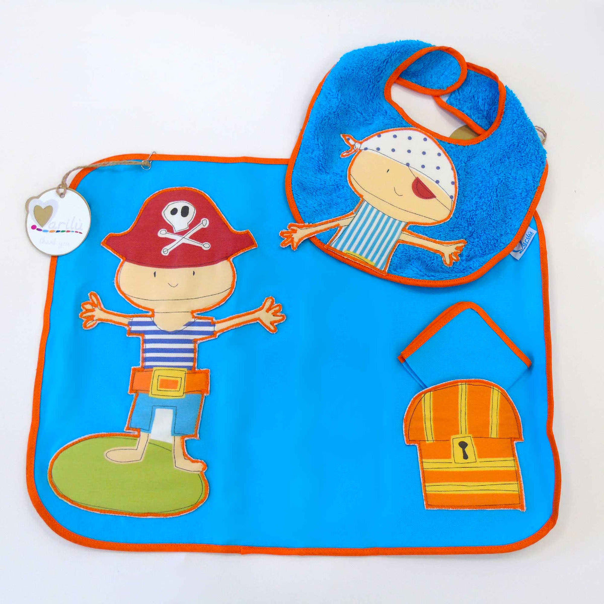 Set pappa asilo pirati azzurro
