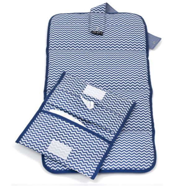 SET PORTA PANNOLINI DA VIAGGIO + FASCIATOIO PORTATILE