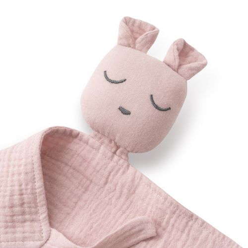 Set Regalo Neonato Bavaglino + Massaggia Gengive + Doudou Orsetto Rosa