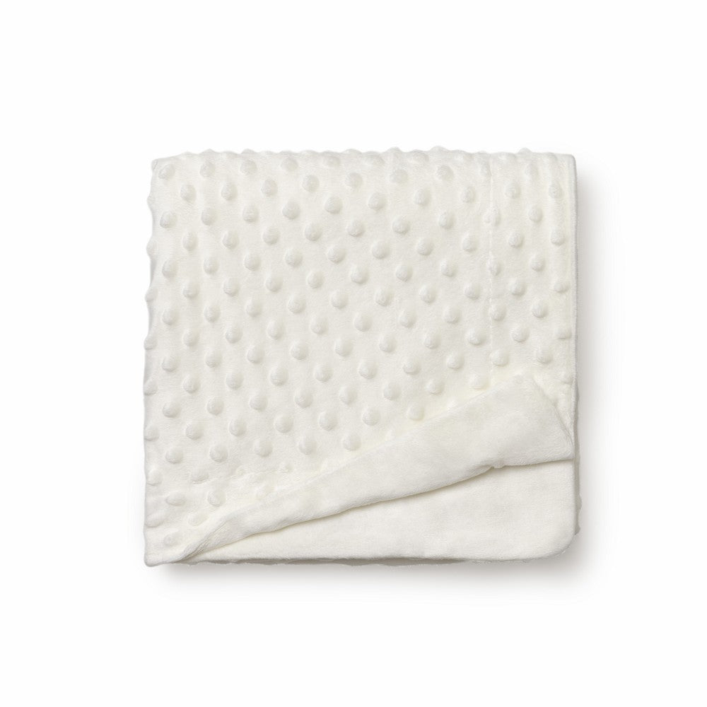 Set Regalo Neonato Nascita Doudou + Copertina + Peluche Orsetto Beige - Copertina Pile