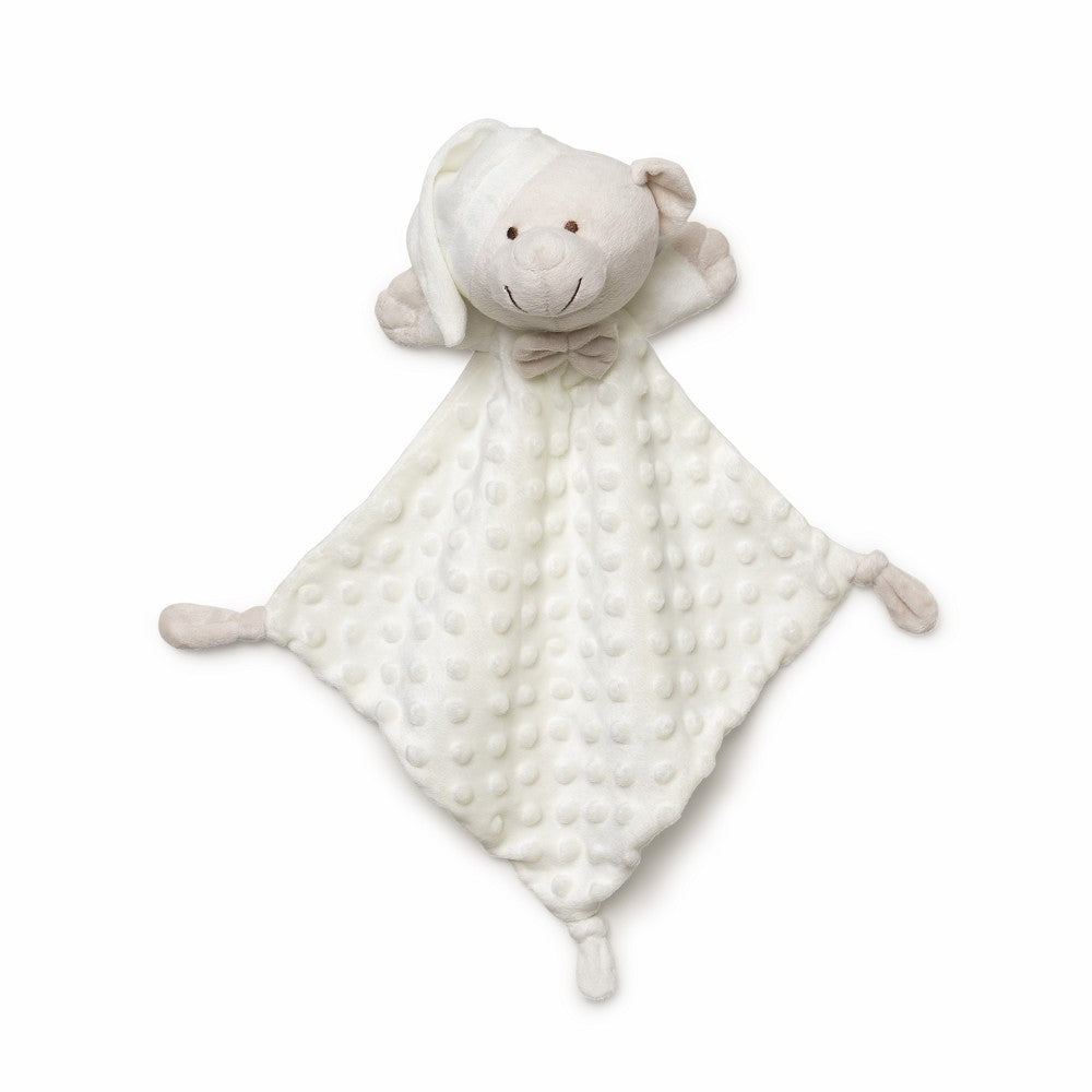 Set Regalo Neonato Nascita Doudou + Copertina + Peluche Orsetto Beige - Doudou