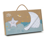 Set Regalo Nascita Copertina in pile con Lampada Led Stella Celeste - Scatola regalo