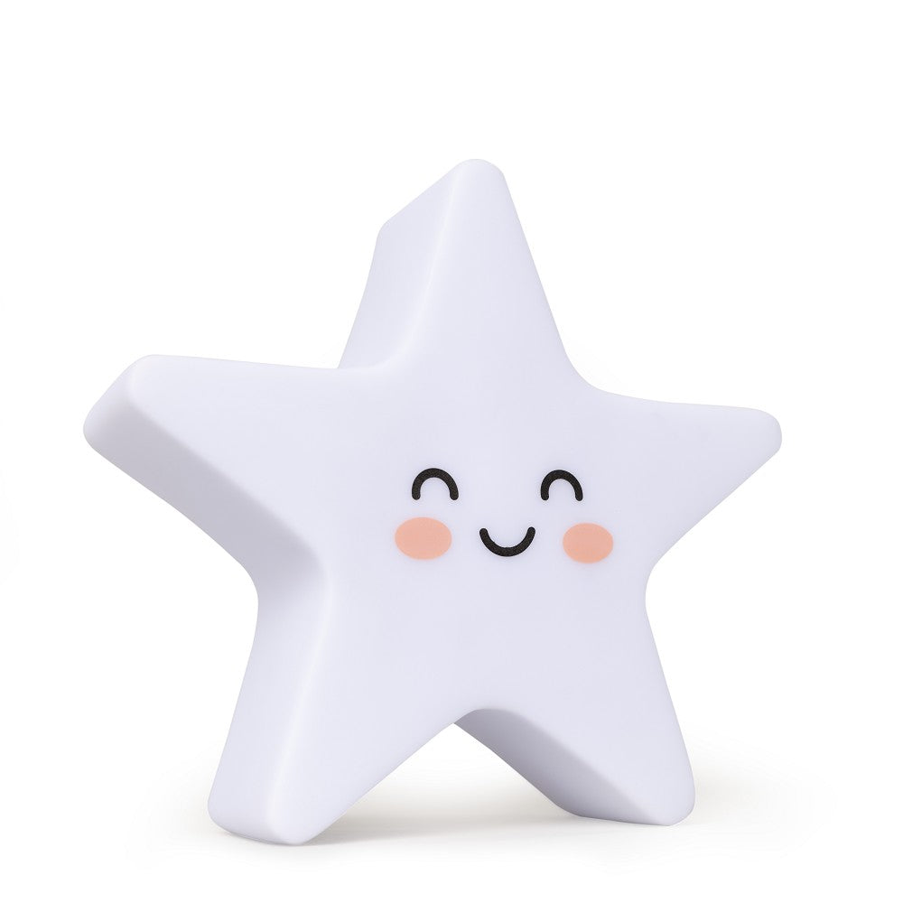 Set Regalo Nascita Copertina in pile con Lampada Led Stella Verde - Lampada Led