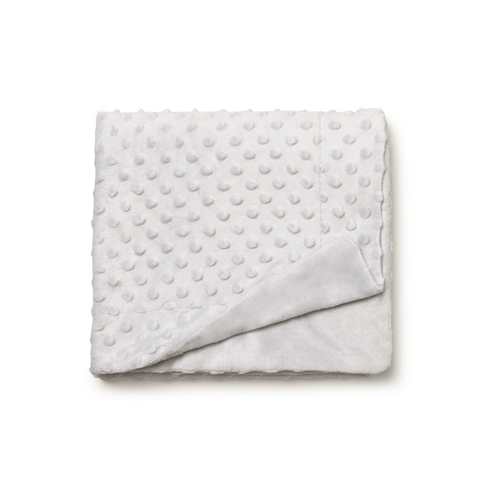 Set Regalo Nascita Copertina in pile con Lampada Led Stella Grigio - Copertina in pile