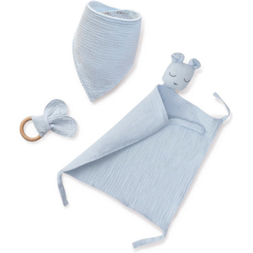 Set Regalo Nascita - Bavaglino Doudou Massaggia Gengive - Interbaby