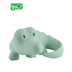 TIKIRI - SONAGLIO COCCODRILLO 3 IN 1 - SONAGLIO, MASSAGGIA GENGIVE, GIOCO DA BAGNO,