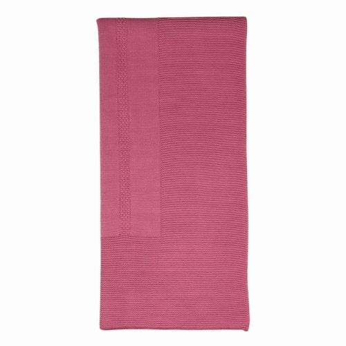 Copertina Neonato in Misto Lana - Magenta
