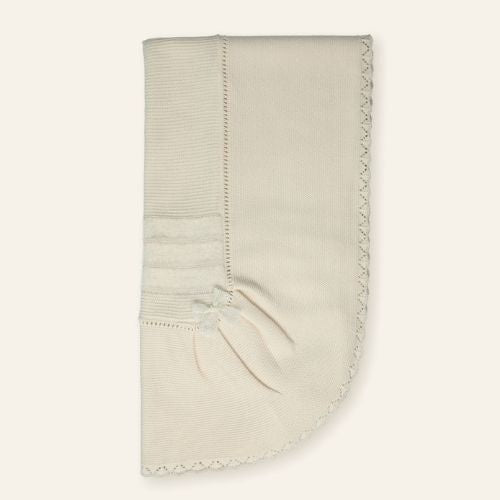 Copertina Neonato in Misto Lana - Ribbon