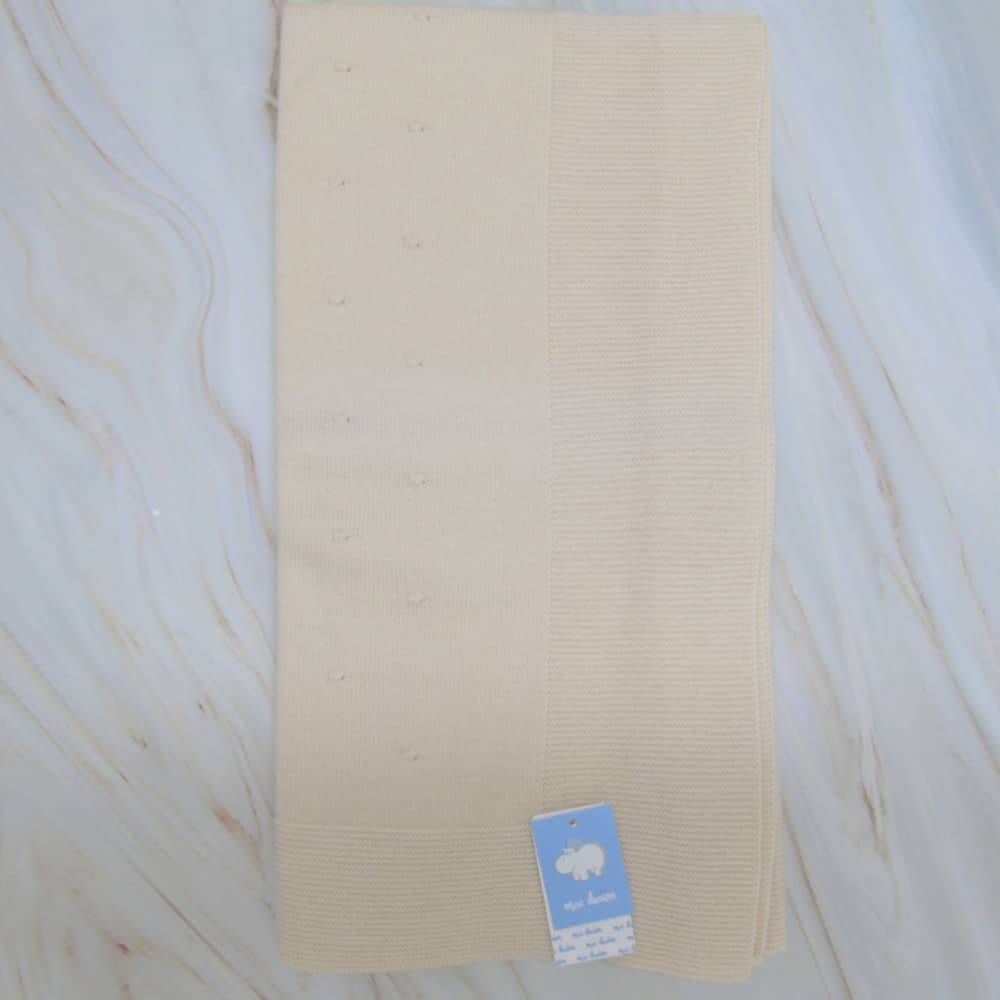 COPERTINA NEONATO IN MISTO LANA - FELICITA` - Nene Shop