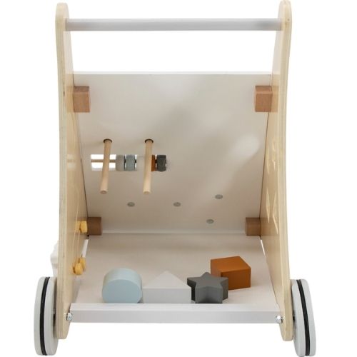 Carrello Primi Passi in Legno - Varie Attività Interattive - Tryco Baby 