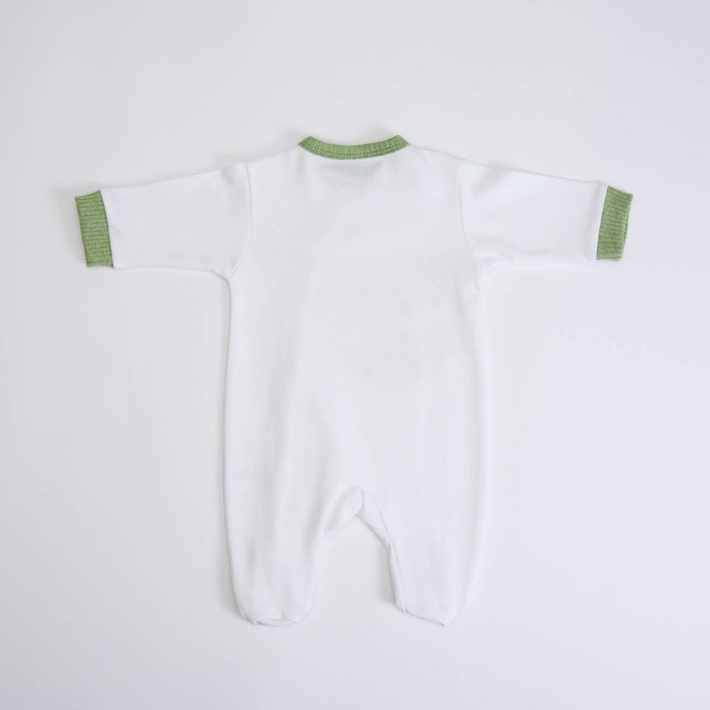 TUTINA NEONATO NASCITA MANICA LUNGA "PANDA" - retro