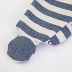 TUTINA NEONATO NASCITA MANICA LUNGA "PESCIOLINI" - Piedini