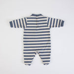 TUTINA NEONATO NASCITA MANICA LUNGA "PESCIOLINI" - Retro