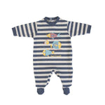 TUTINA NEONATO NASCITA MANICA LUNGA "PESCIOLINI"