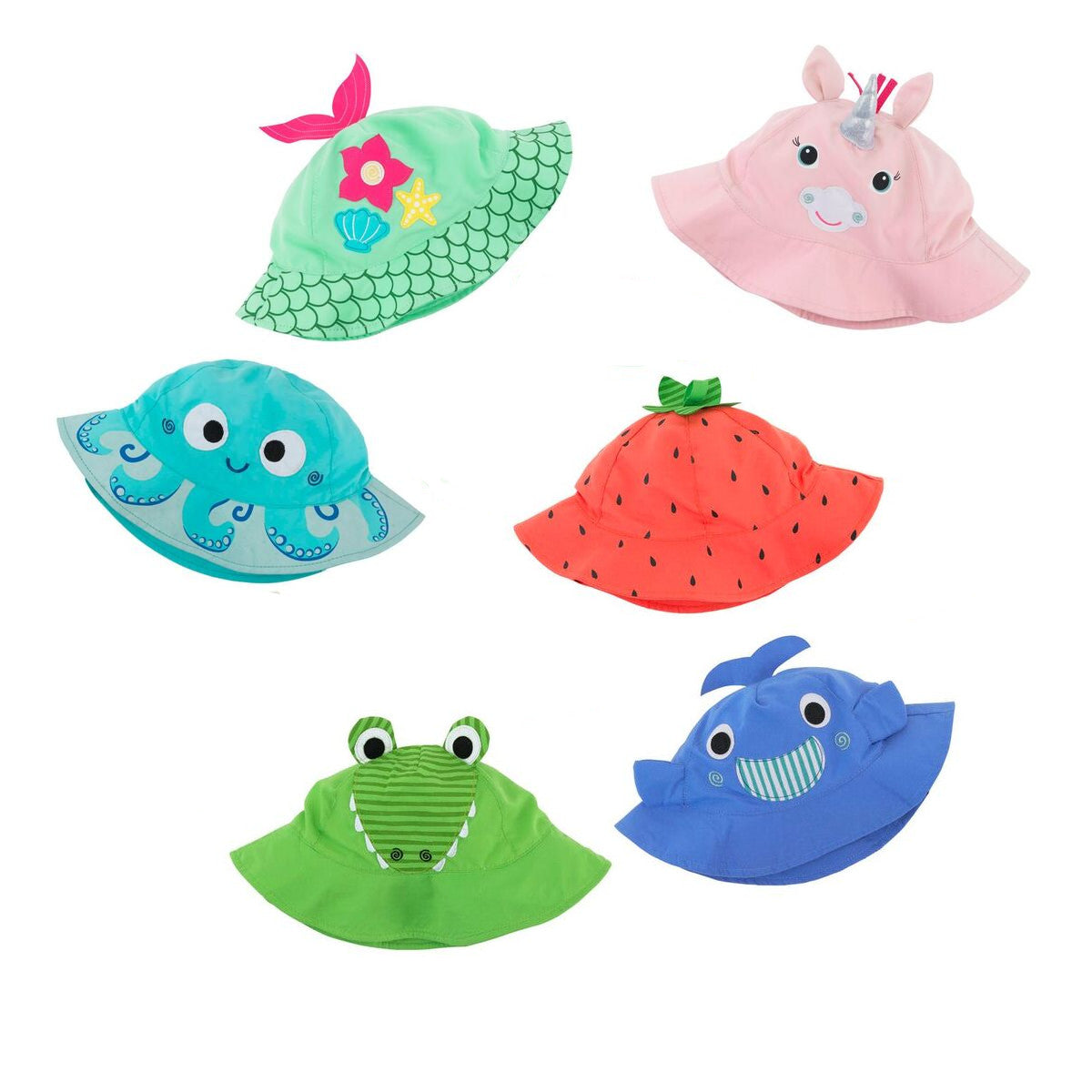 Cappellino Estivo UPF 50 - Sirenetta - Zoocchini