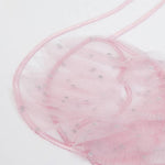 VESTITO BAMBINA NEONATA ESTIVO IN COTONE "CIGNO" - dettaglio tulle