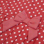 VESTITO NEONATA BAMBINA GIRO MANICA POIS "LADYBUG" - fiocco