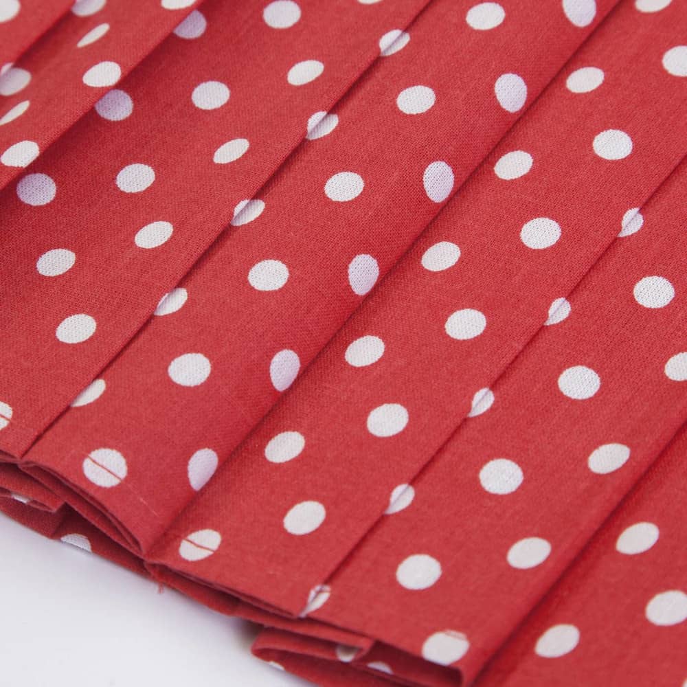 VESTITO NEONATA BAMBINA GIRO MANICA POIS "LADYBUG" - plissè