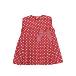 VESTITO NEONATA BAMBINA GIRO MANICA POIS "LADYBUG"