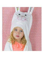 Asciugamano Bimbi con Cappuccio, Bella il Coniglio - 100% cotone - Zoocchini 