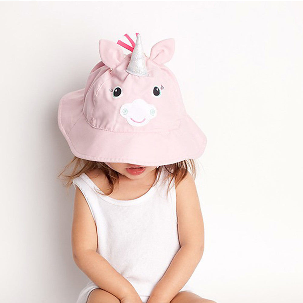 Cappellino Estivo UPF 50 - Unicorno - Zoocchini