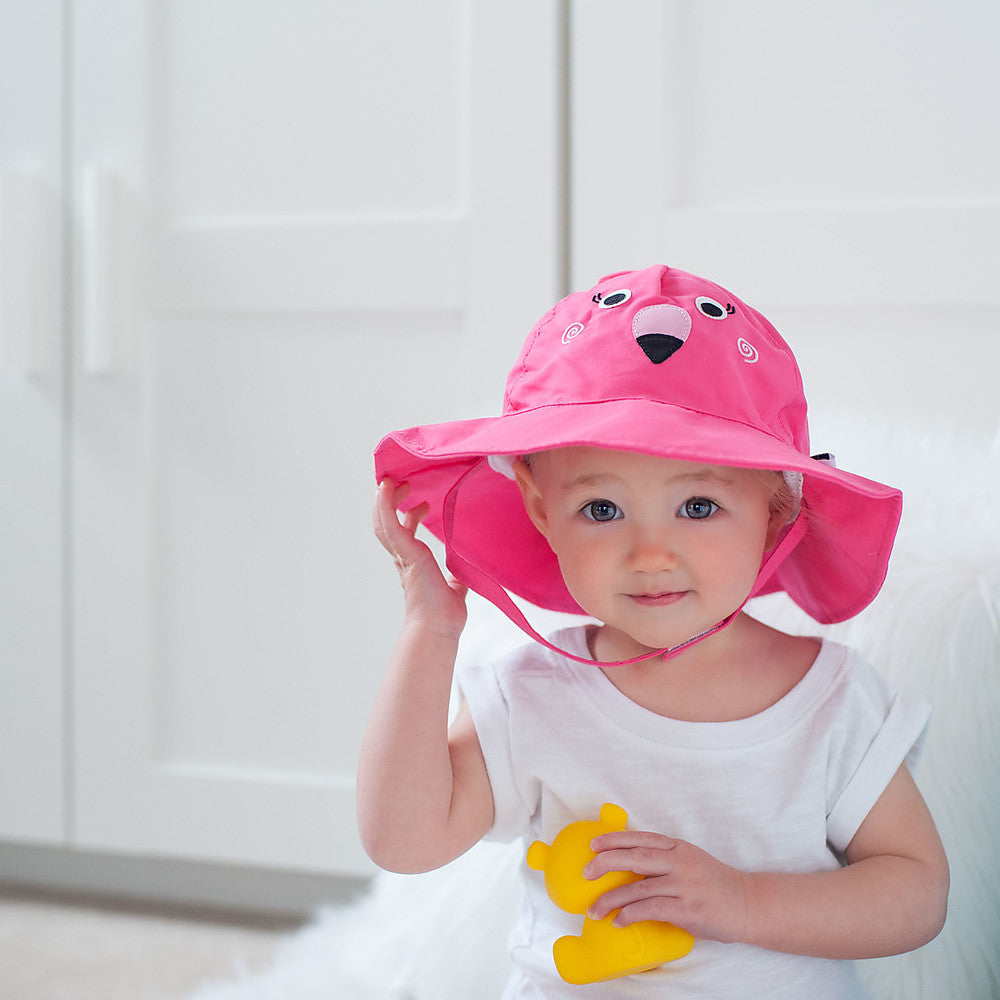 Cappellino Estivo UPF 50 - Fenicottero - Zoocchini