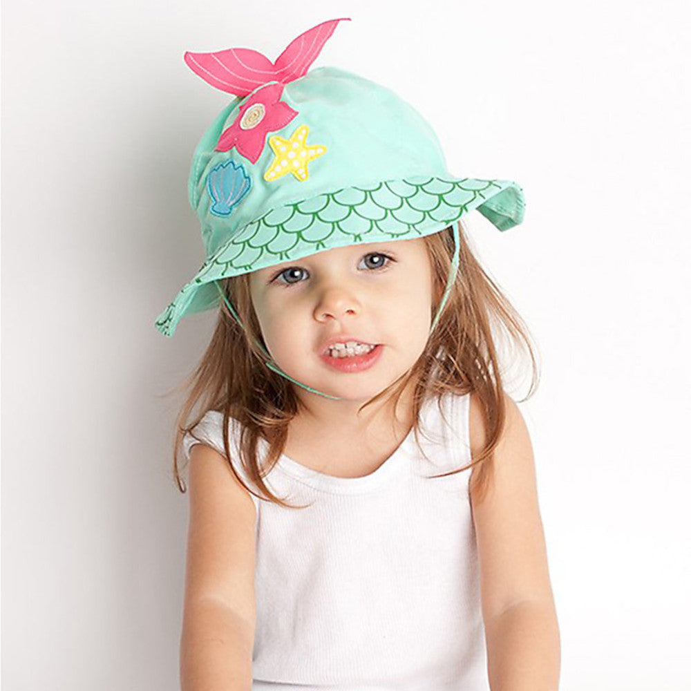 Cappellino Estivo UPF 50 - Sirenetta - Zoocchini