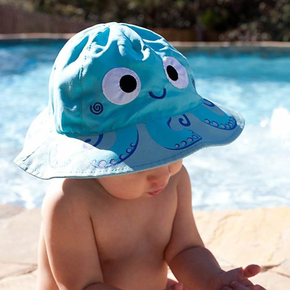 CAPPELLINO ESTIVO UPF 50 - ZOOCCHINI - POLPO
