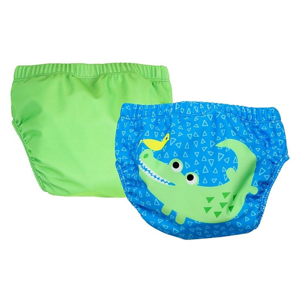 COSTUME CONTENITIVO NEONATO BAMBINO - SET DA 2 PEZZI  - ALLIGATORE