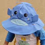 Cappellino Estivo UPF 50 - Balena - Zoocchini