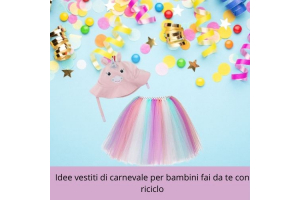 Idee vestiti di carnevale per bambini fai da te con riciclo