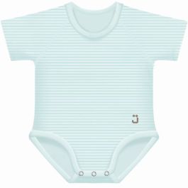 Body Neonato In Cotone Biologico J BIMBI - Taglia Unica 0-36 Mesi, Senza Maniche, Stampa Granchio - Foto 3