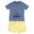 COMPLETO ESTIVO NEONATO BAMBINO BIO MAGLIA E PANTALONCINO 3 MESI - 2 ANNI