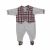 tutina neonato nascita ciniglia con gilet
