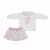 Completo Neonata Bambina invernale Gonna e Maglia - Orsetto