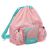 Borsa da spiaggia in rete per bambini - Rosa - Kiokis